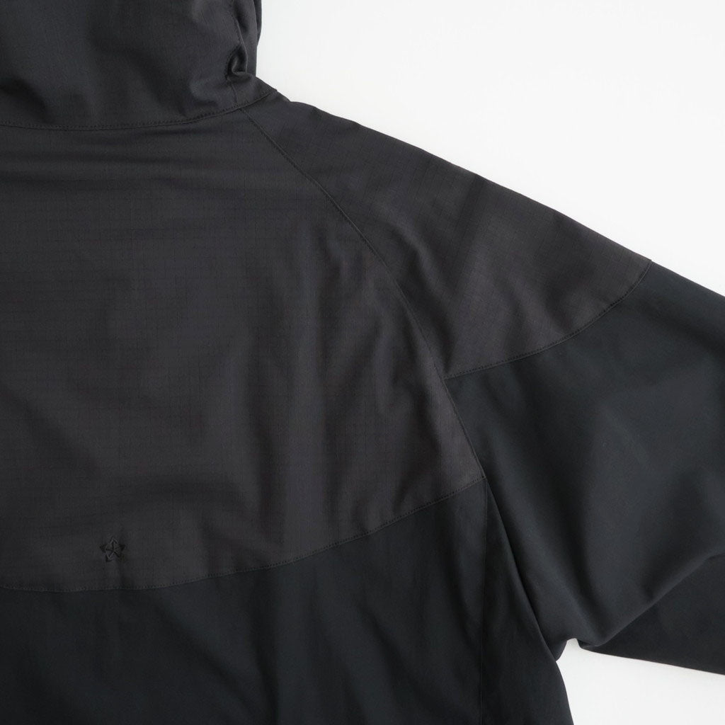 Rambling Round Active Hooded Blouson #Black [6063-2509]