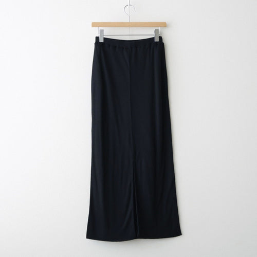 Wool RIB Skirt #Black [BHSW25F4F26]