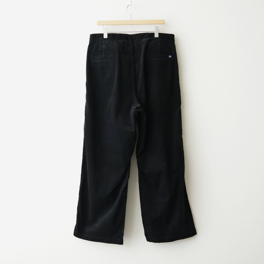 Corduroy Wide Straight Field Pants #Black [N26FC052]