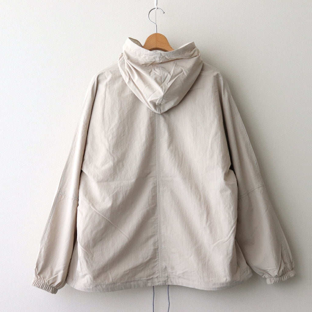 Reversible Hooded Jacket #Sand Beige [S25SA002]