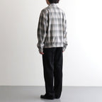 FRONT TUCK ARMY TROUSER #ONYX [261OJ-PT09]