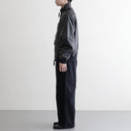 HIGH NECK BLOUSON #BLACK [SH-68-C-SHEEP-4]