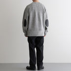 BLENDED KEMPI CREW-NECK SWEATER #PEWTER [252OJ-KN01]
