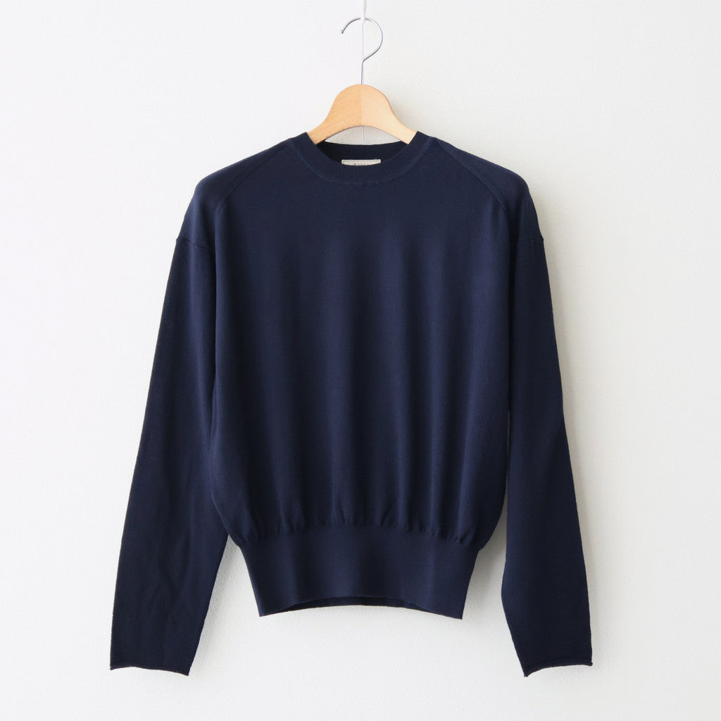 Wool Crewneck #Navy [NEP-AW2521W]