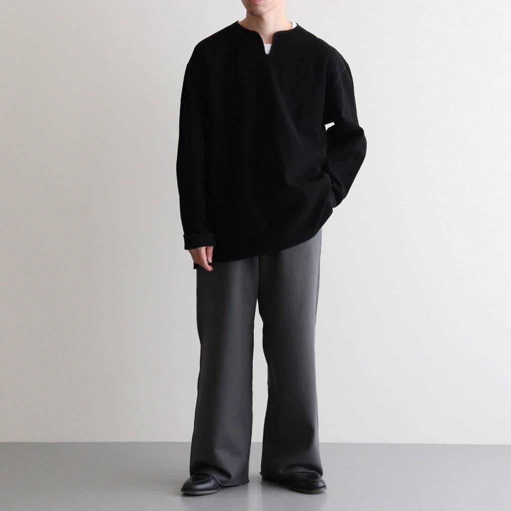 Rough&Smooth Thermal Over NeckL/S #Black [bROOTS24F30F25]