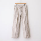 PATINA HERRINGBONE GATHERING TROUSER #BONE [251OJ-PT07]