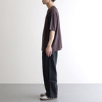 NORMANDY LINEN T-SHIRT #DARK BROWN [BN-25SM-066]