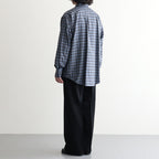 COMFORT FIT SHIRT #BLUE CHECK [A26C17SH02C]