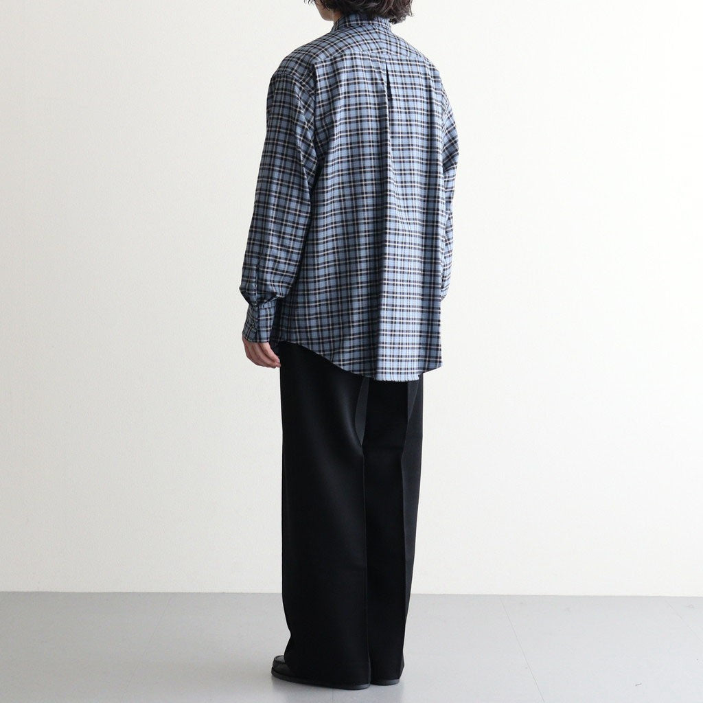 COMFORT FIT SHIRT #BLUE CHECK [A26C17SH02C]