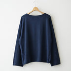 Suvin Wool Basque Shirt #MIX NAVY [NEP-AW2623]