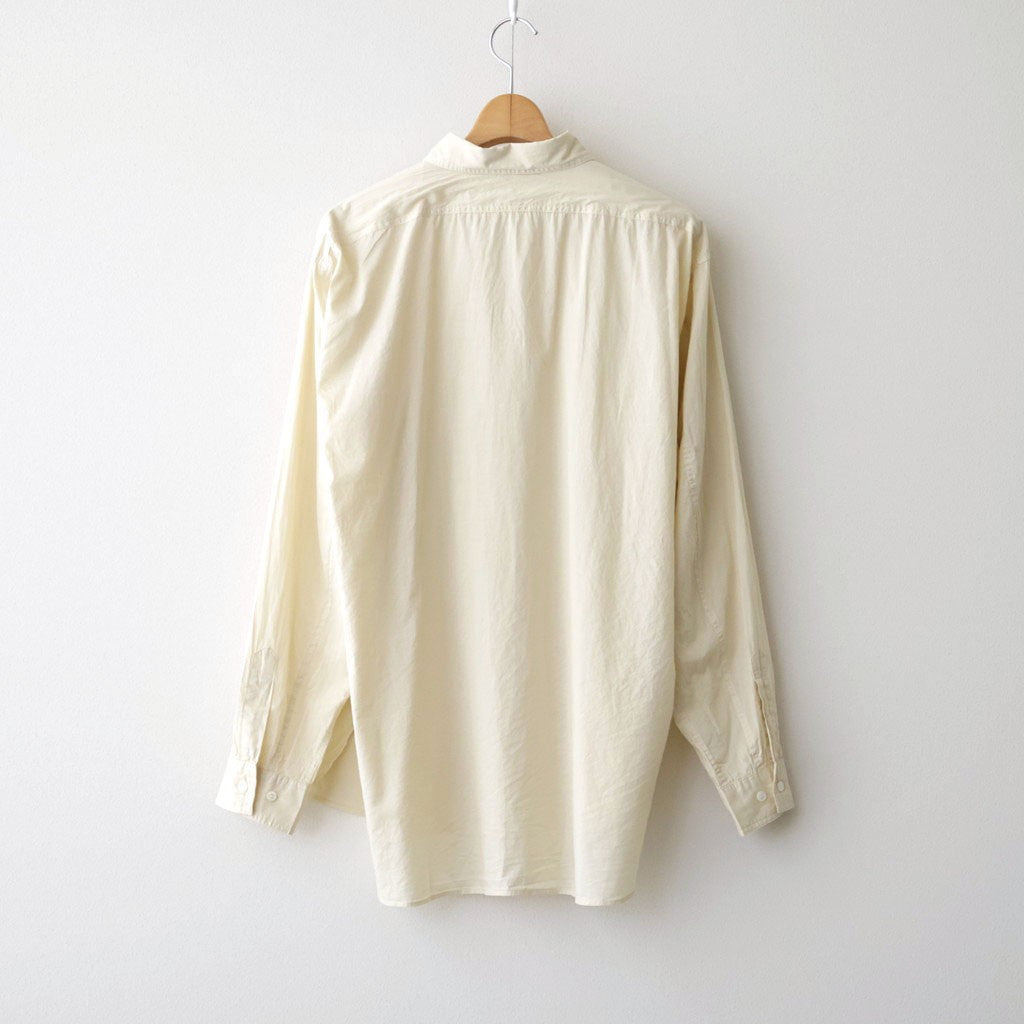 C/L LS WORK SHIRT #PALE YELLOW [PMAV-LS05]