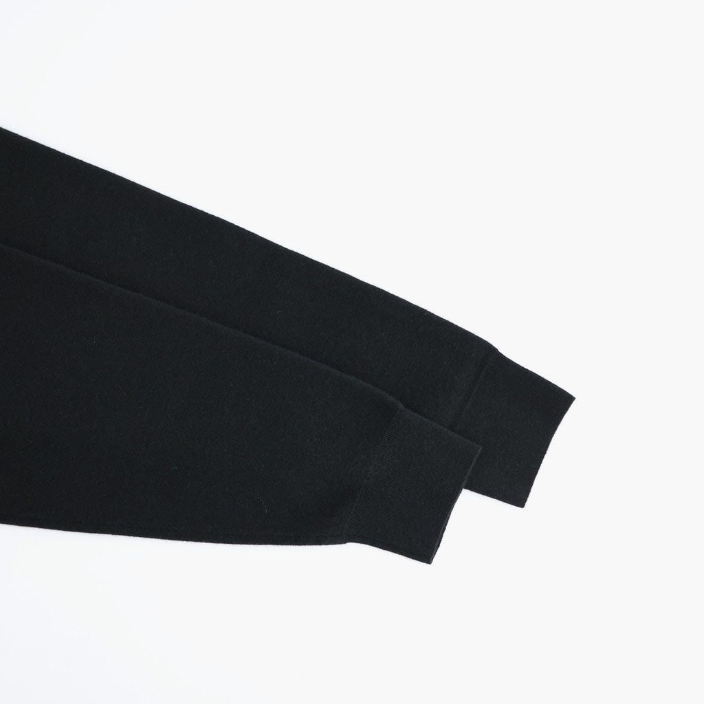 SUNSHINE CASHMERE CREW NECK #BLACK [BN-26FM-057]
