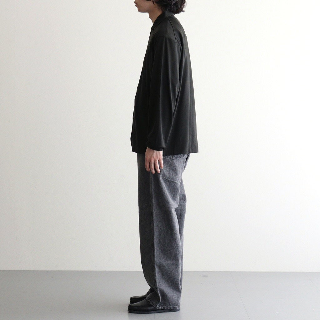 Linen Cotton Denim Field Pants #Gray [N26FC029]