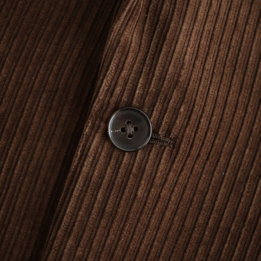 MIXED-WALE CORDUROY TAILORED JACKET #BROWN [26W-BIS-JK11]