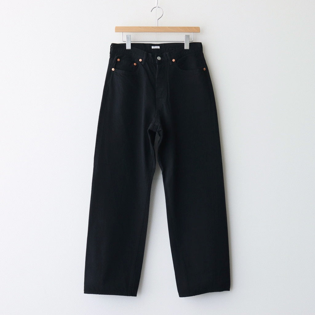 CLASSIC JEANS (WIDE) #BLACK [PM-301]