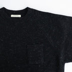 BLENDED KEMPI CREW-NECK SWEATER #ONYX [252OJ-KN01]