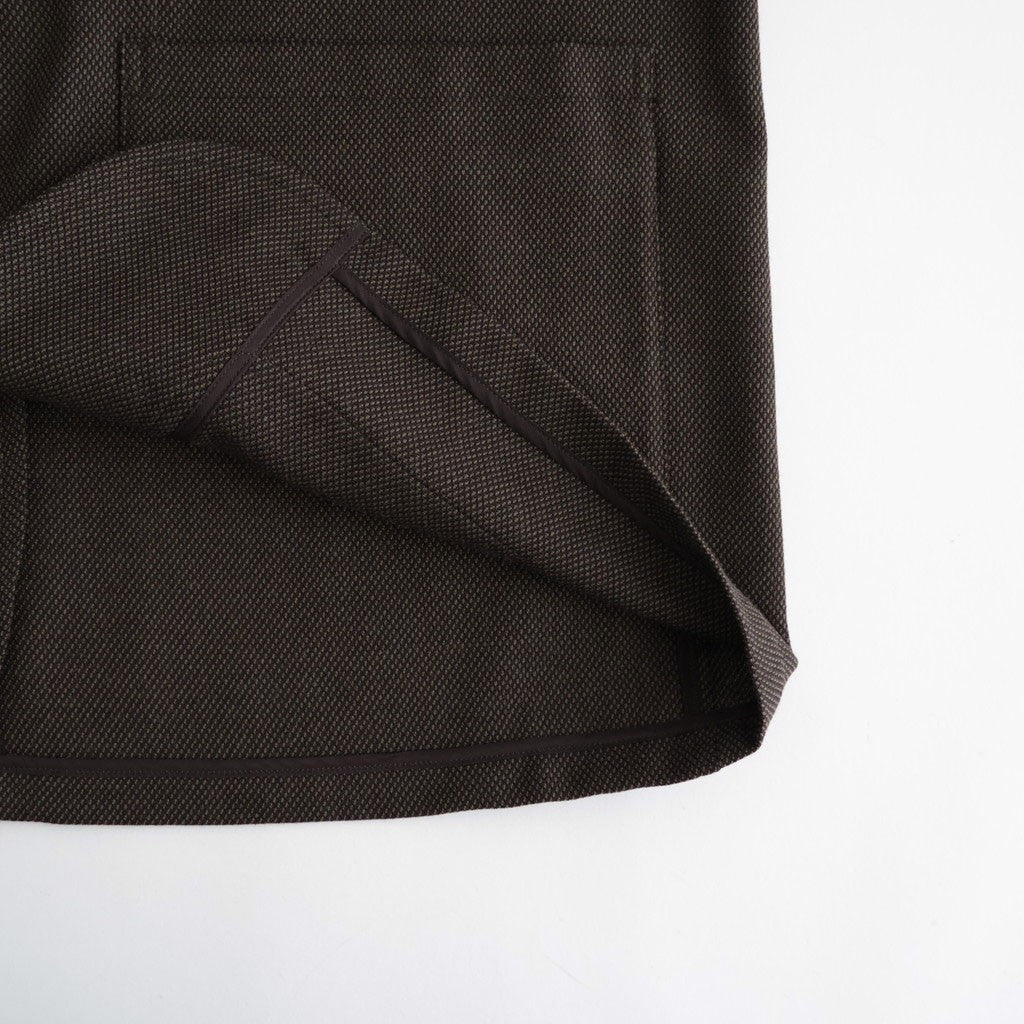 STROLL AROUND JACKET #BROWN BIRD’S-EYE [M26C10JK01C]