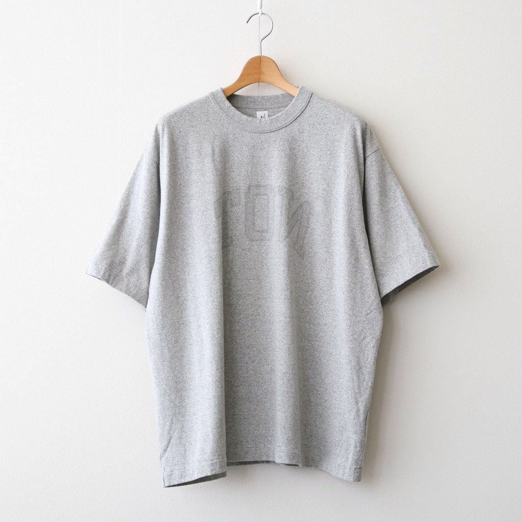 NOT-PRINCE 88/12 Print Tee WIDE #HeatherGrey×Fade/Grey-PT [bROOTS25S36S26B]