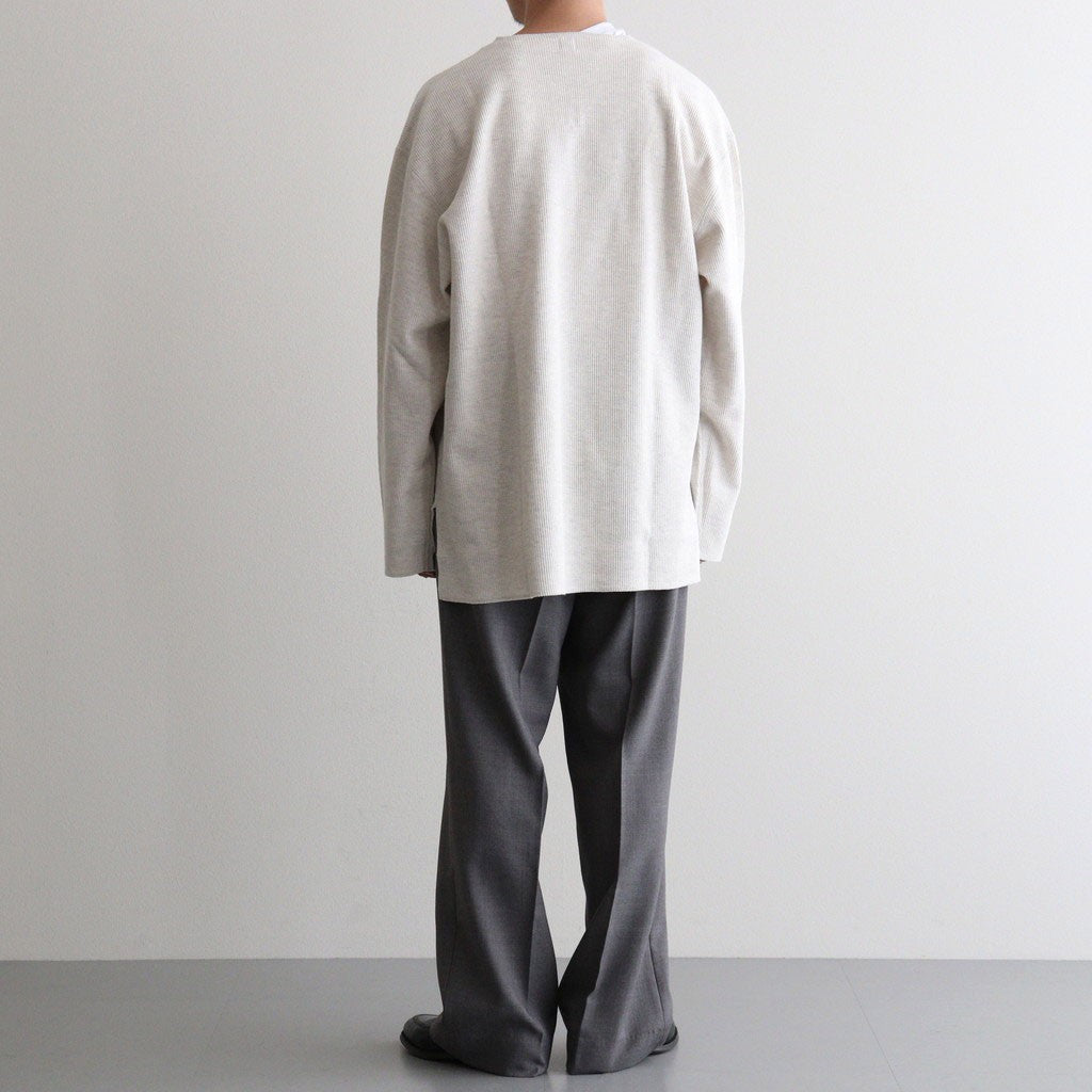 REGULAR FIT STRAIGHT TROUSERS #GRAY [M26C06PT02C]