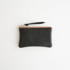 qualquer coisa pouch mini - doeskin #black×camel