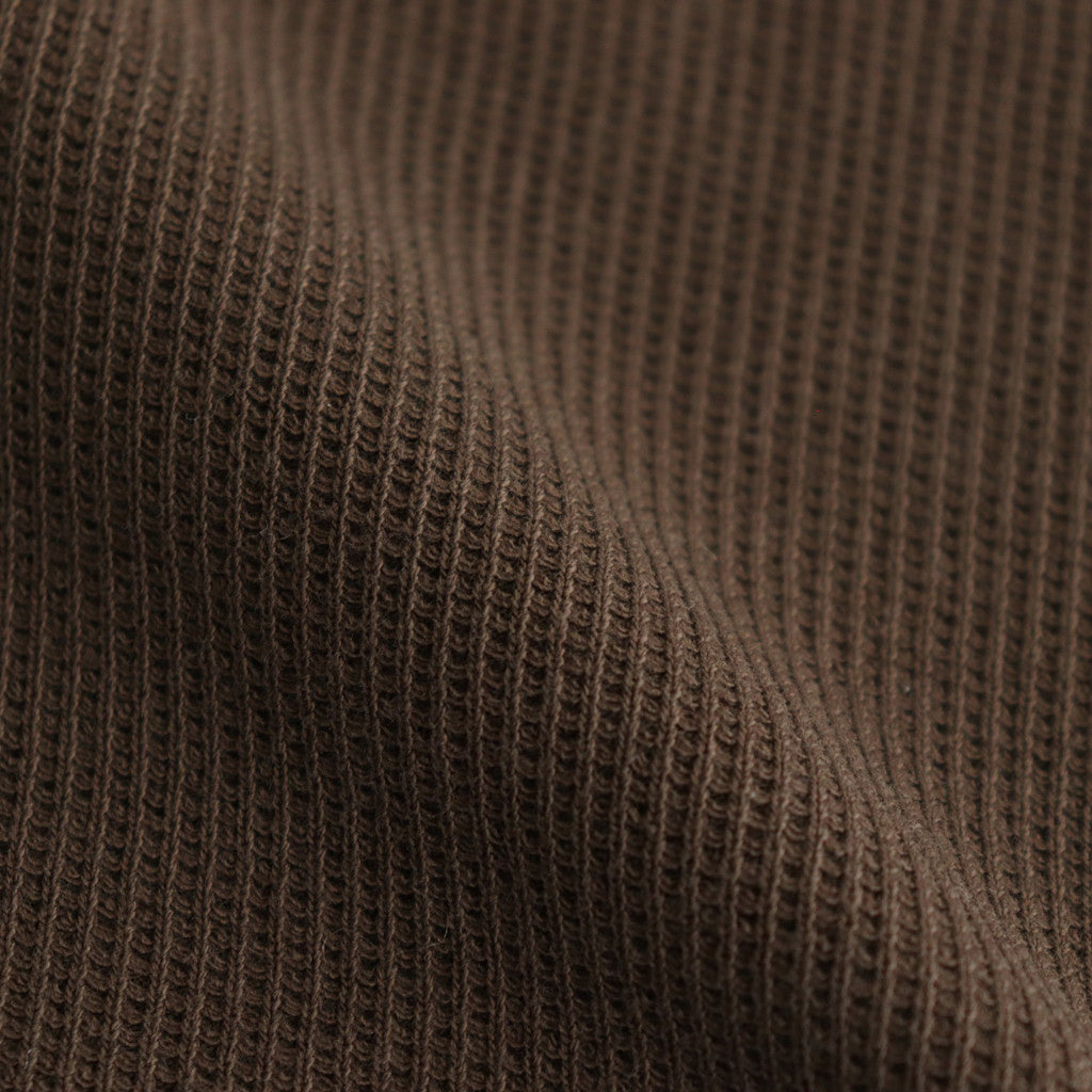 Rough&Smooth Thermal Over Neck L/S #KhakiBrown [bROOTS24F30]