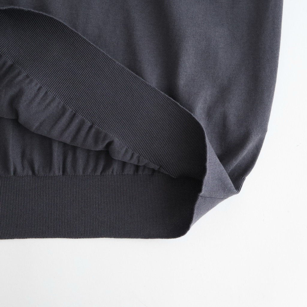 CARIBBEAN SEAISLAND COTTON POLO SHORT SLEEVE #CHARCOAL [BN-26SM-064]