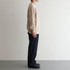 DOUBLE-PLEATED SMARTY TROUSER #INDIGO DENIM [251OJ-PT02]