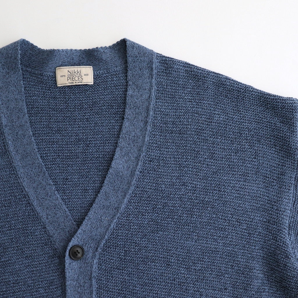 Co/Li Garter Stitch Cardigan #BLUE [NEP-SS2534M]