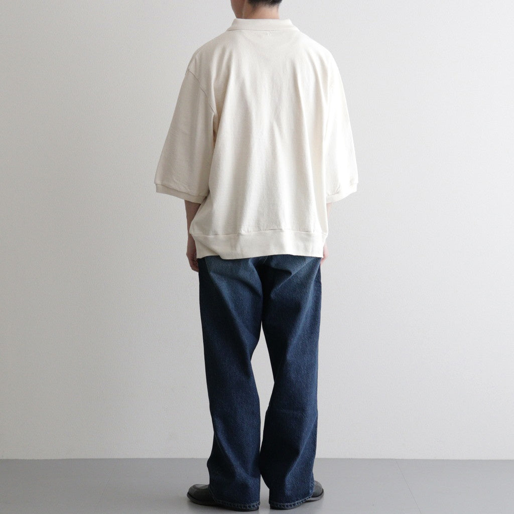 Co/Silk Nep Skipper Cropped Sleeve #Ivory [BHS26S029] - Diffusion