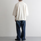 Co/Silk Nep Skipper Cropped Sleeve #Ivory [BHS26S029]