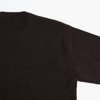 SOLID WOOL RIB CREW NECK #ROSEWOOD [BN-26FM-051]