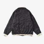 STUNNING VELVET SOUVENIR JACKET(Niwatori to Hiyoko) #ONYX [252OJ-JK12]