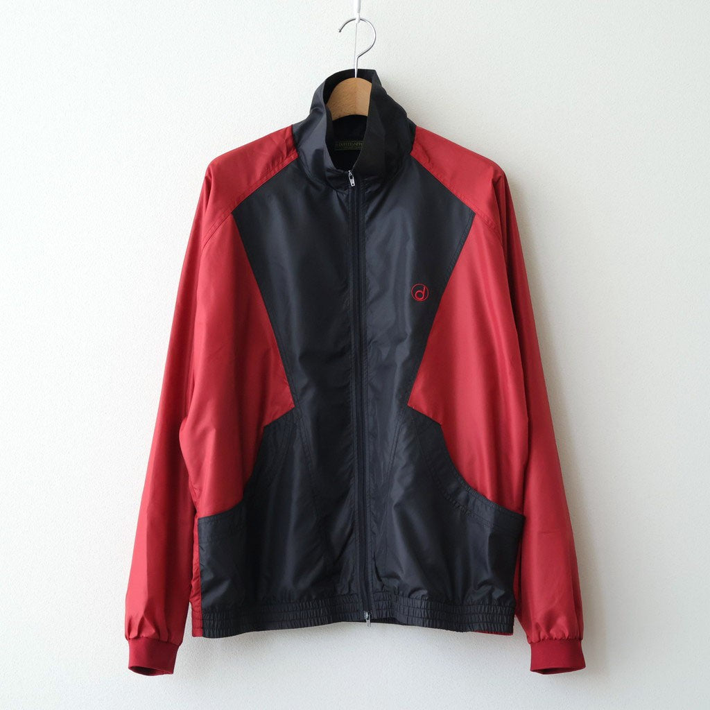 PANEL COLOR TRACK JACKET #RED/BLK [DNS26B02]