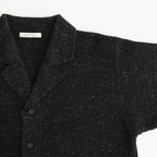 BLENDED KEMPI WOOL RAPEL CARDY #ONYX [252OJ-KN03]