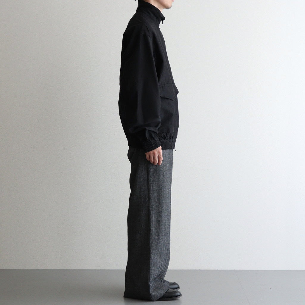 FLIGHT JACKET #CHAMBRAY BLACK [M25C08BL01C]