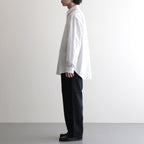 Cottton Silk Check Standard Shirt #White Check [NEP-SS2645]