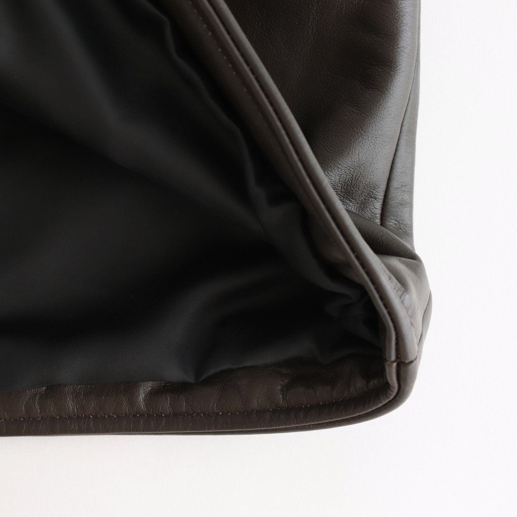 WORK VEST #D.BROWN [V-09-C-COW-4]