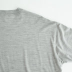 Washable Japanese Merino L/S Tee #GREY [SM61MC002]