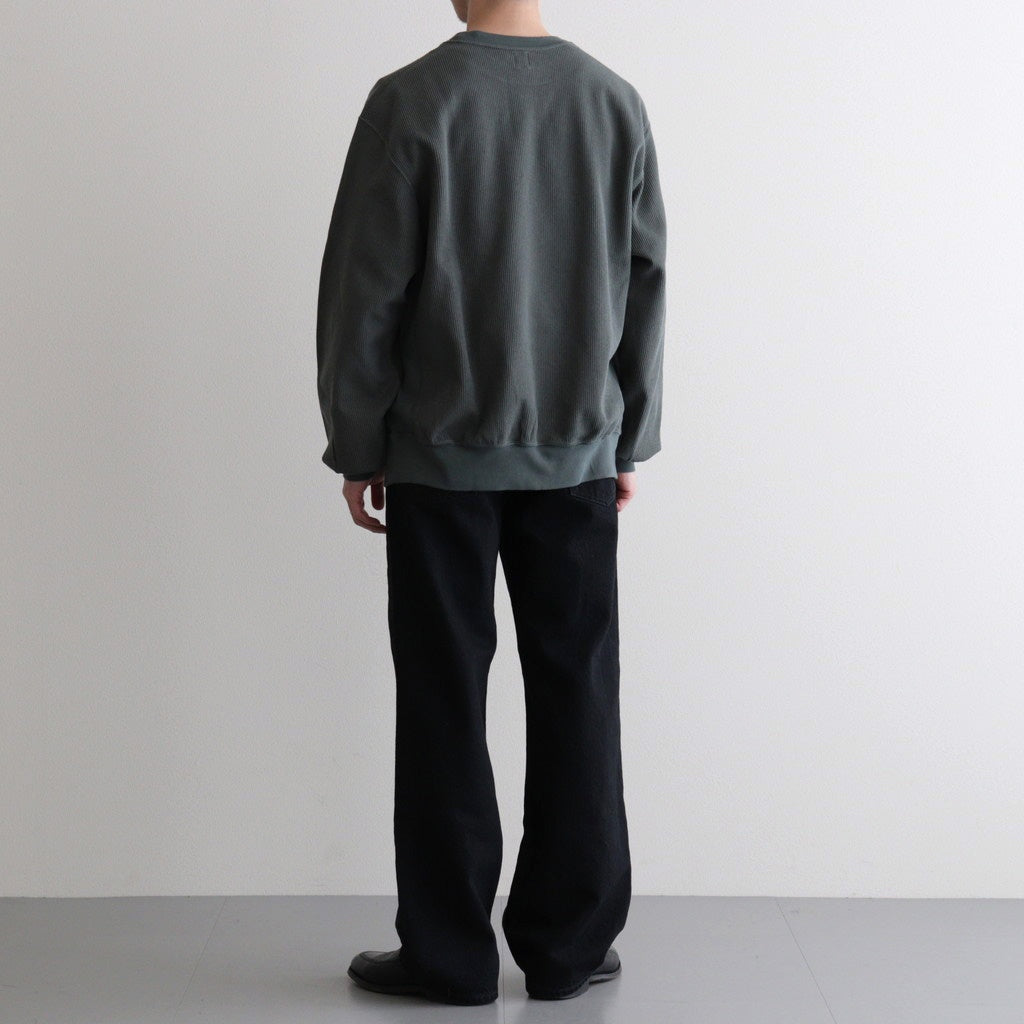 CO/HE PURE STRAIGHT DENIM #W BLACK [26S-BIS-PT05]