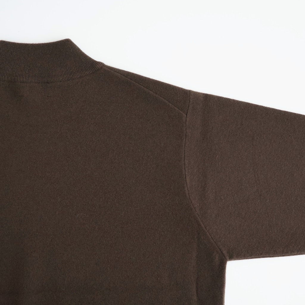 SUNSHINE CASHMERE MOCK NECK #BROWN [BN-26FM-058]