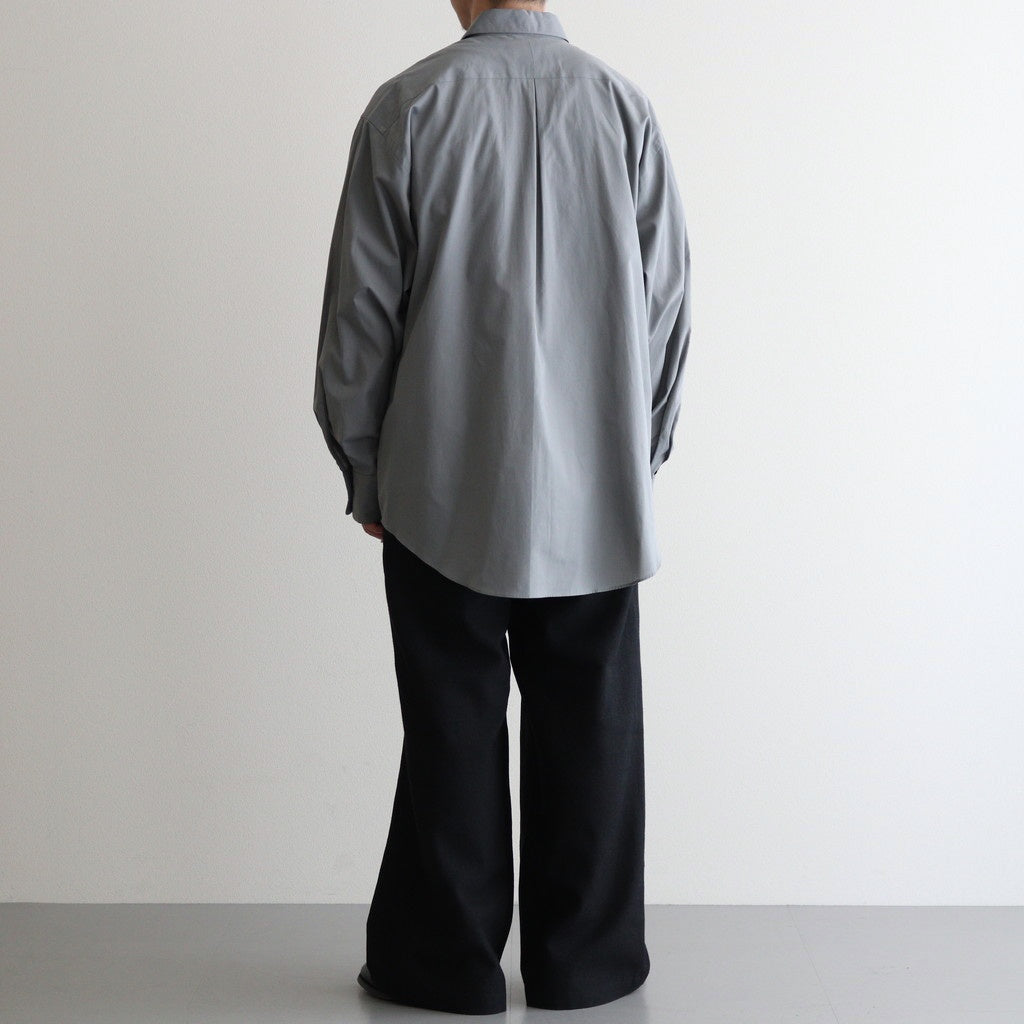 WIDE LEG EASY PANTS #CHAMBRAY BLACK [M25C12PT02C]