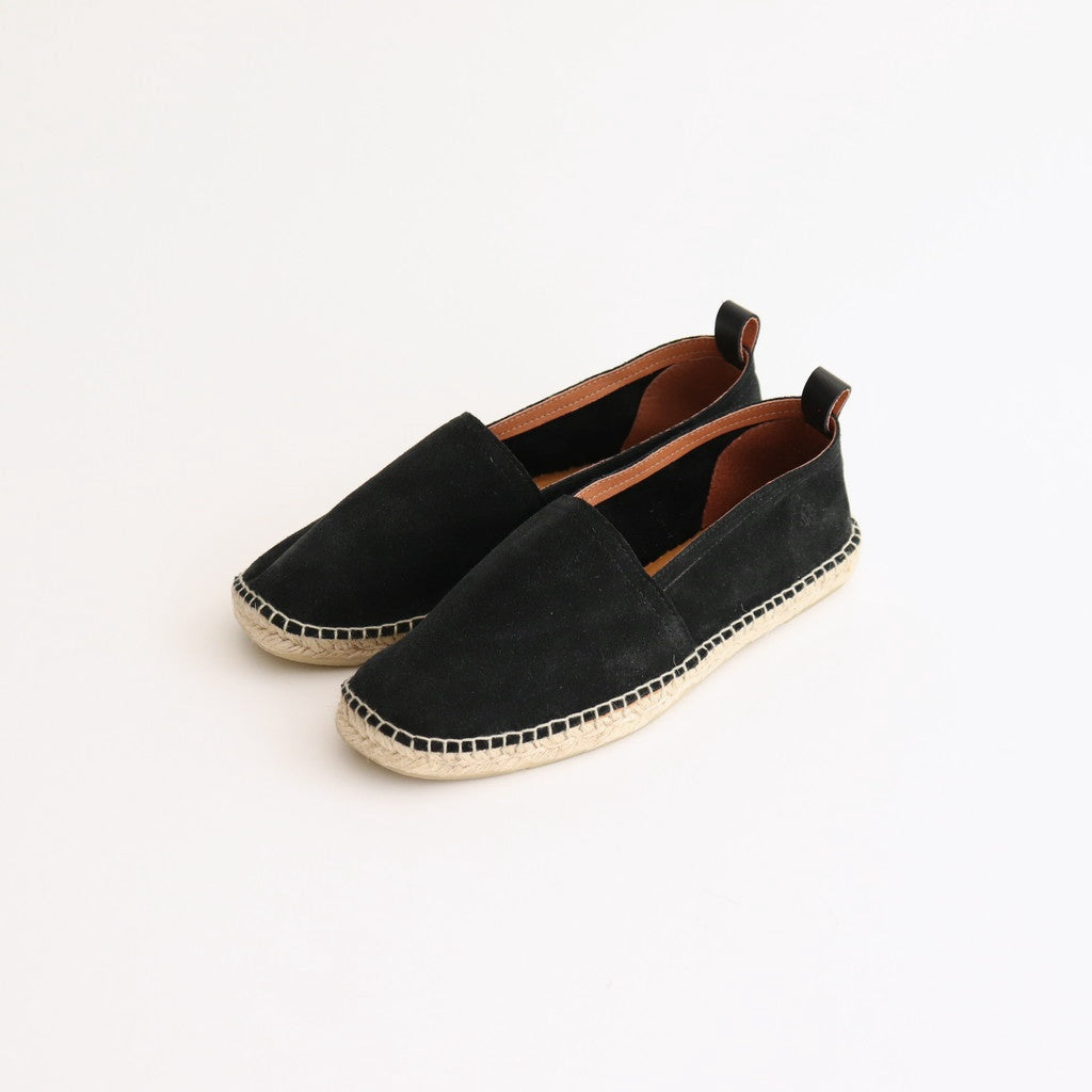 SQUARE TOE ESPADRILLES #BLACK [251OJ-FW06]