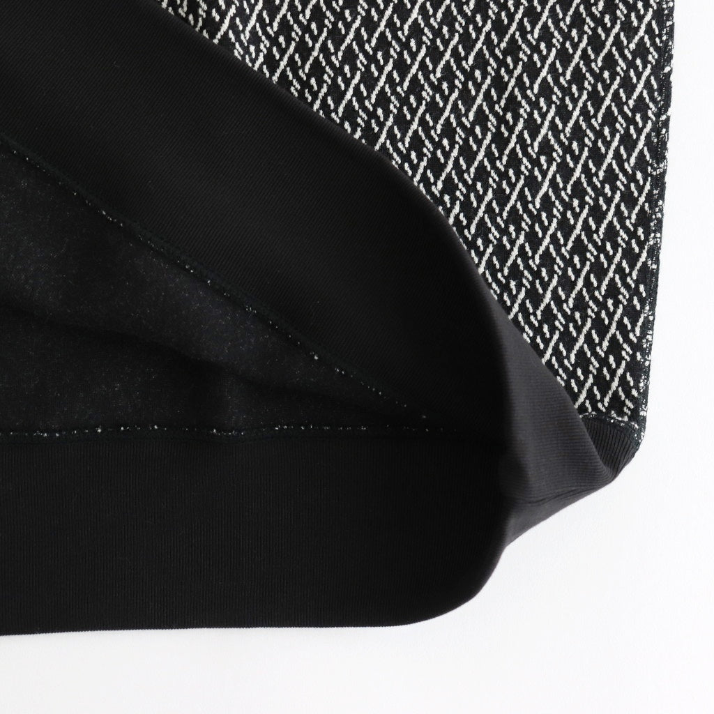 RAGLAN CREW NECK #BLACK×IVORY [M25C15CS02C]