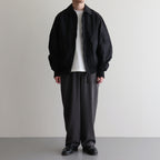 COCOON WIDE EASY PANTS #M.GRAY [M25A12PT01C]