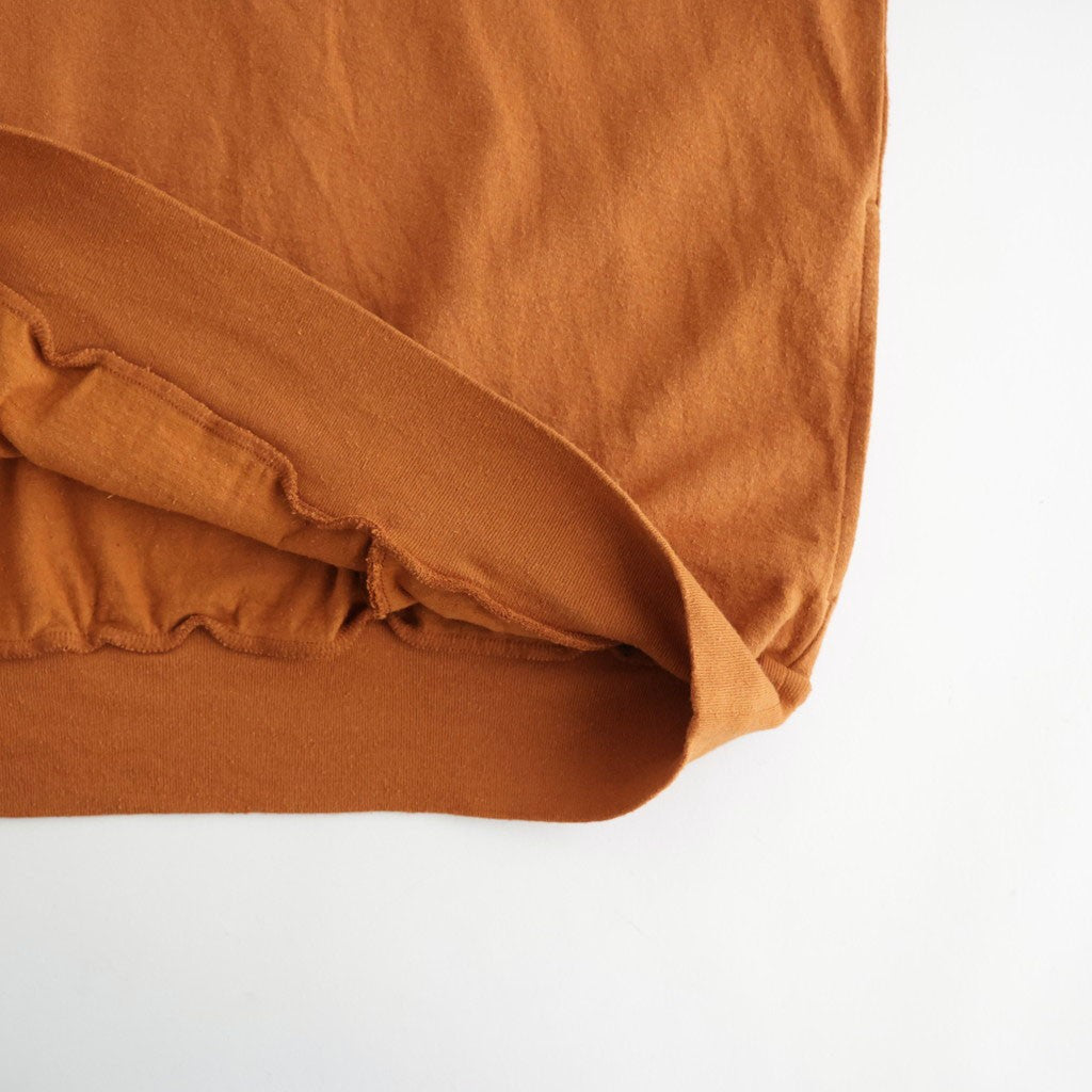 Co/Silk Nep Harf-zip P/O #DustyOrange [BHS25S037F26]