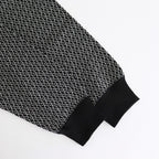 RAGLAN CREW NECK #BLACK×IVORY [M25C15CS02C]