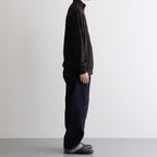 HALF-ZIP STAND #DARK BROWN [M26C15CS02C]