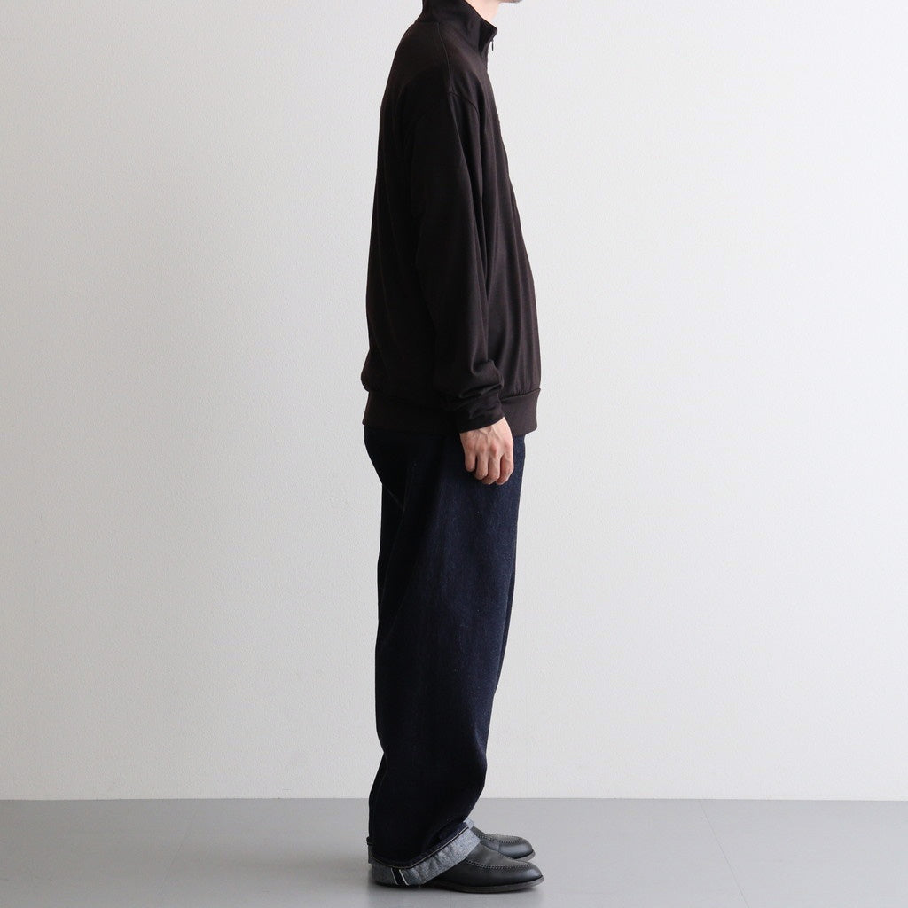 HALF-ZIP STAND #DARK BROWN [M26C15CS02C]