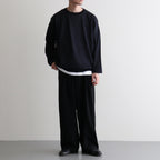 CHOMA CREW NECK #NAVY [BN-26SM-058]