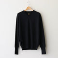嬰兒羊毛V領衫 #黑色 [BN-24FM-029]